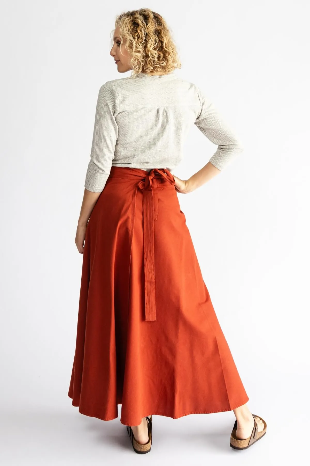 Wrap Skirt - Rust