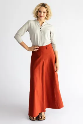 Wrap Skirt - Rust