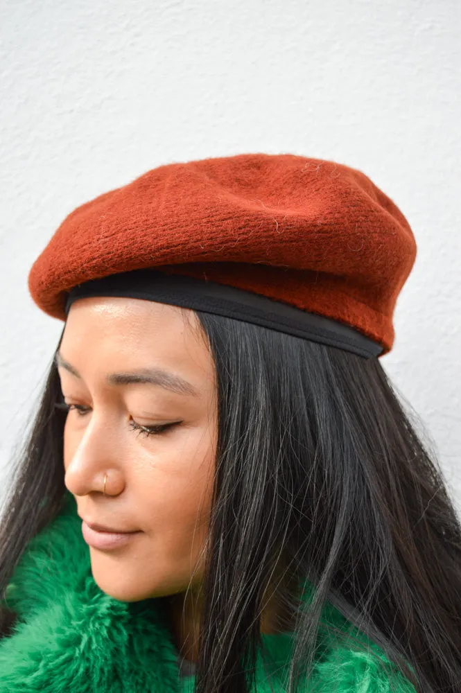 Yerse Wool Brick Beret